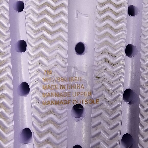 Mia Libbie Lavender EVA Slide Sandals Lightweight Comfort Slip-On Women's 7M - Picture 5 of 11